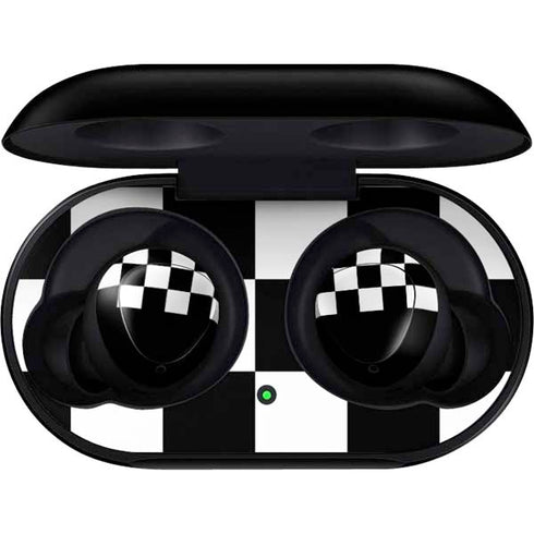 Checkerboard Split Galaxy Buds Skin