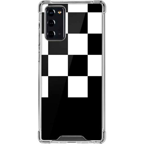 Checkerboard Split Galaxy Note20 5G Clear Case