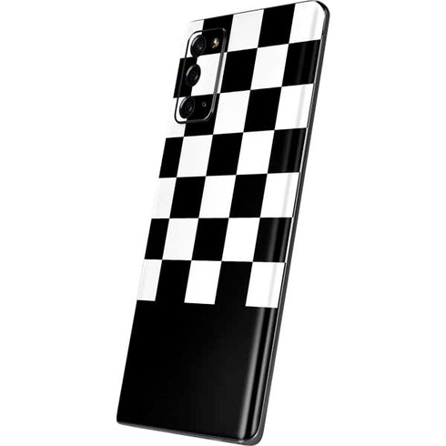 Checkerboard Split Galaxy Note20 5G Skin
