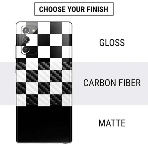 Checkerboard Split Galaxy Note20 5G Skin