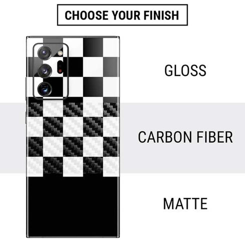 Checkerboard Split Galaxy Note20 Ultra 5G Skin