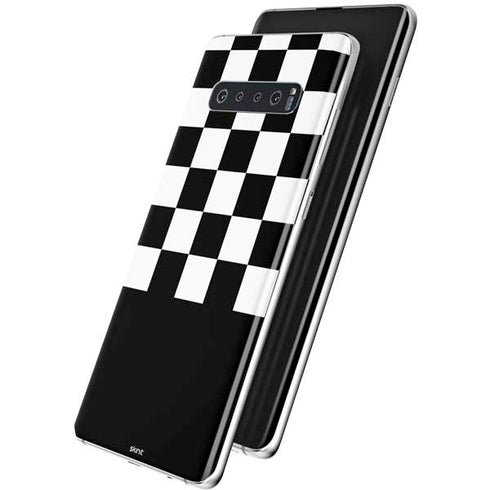 Checkerboard Split Galaxy S10 Plus Skin