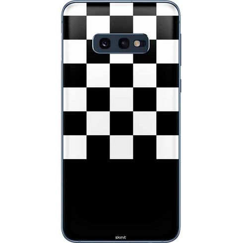 Checkerboard Split Galaxy S10e Skin