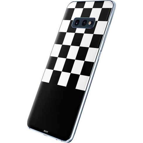 Checkerboard Split Galaxy S10e Skin