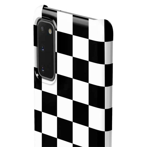 Checkerboard Split Galaxy S20 Lite Case