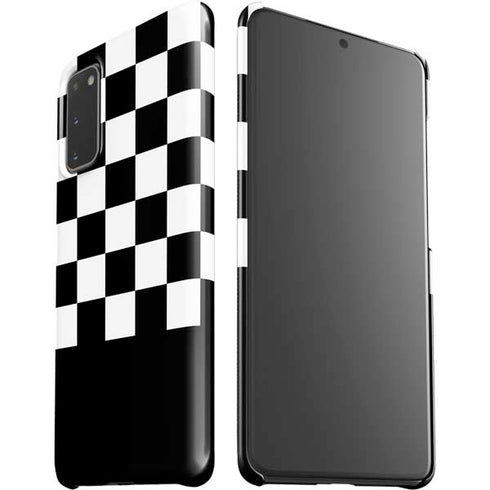 Checkerboard Split Galaxy S20 Lite Case