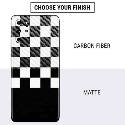 Checkerboard Split Galaxy S20 Plus Skin