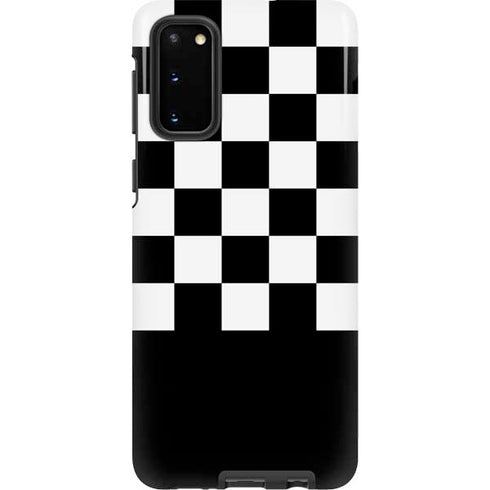 Checkerboard Split Galaxy S20 Pro Case