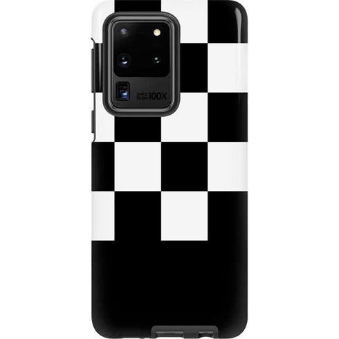 Checkerboard Split Galaxy S20 Ultra 5G Pro Case