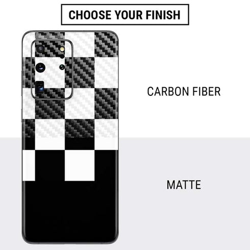 Checkerboard Split Galaxy S20 Ultra 5G Skin