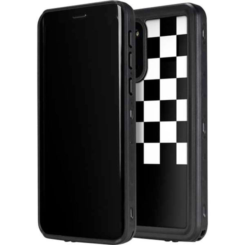 Checkerboard Split Galaxy S20 Waterproof Case