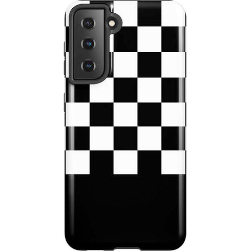Checkerboard Split Galaxy S21 5G Pro Case