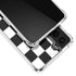 Checkerboard Split Galaxy S21 FE Clear Case