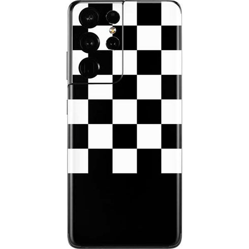 Checkerboard Split Galaxy S21 Ultra 5G Skin