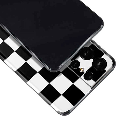 Checkerboard Split Galaxy S21 Ultra 5G Skin