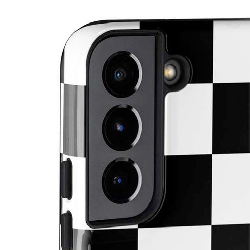 Checkerboard Split Galaxy S22 Plus Pro Case