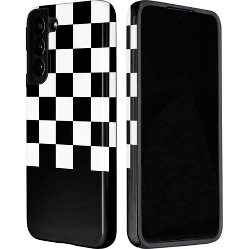 Checkerboard Split Galaxy S22 Plus Pro Case