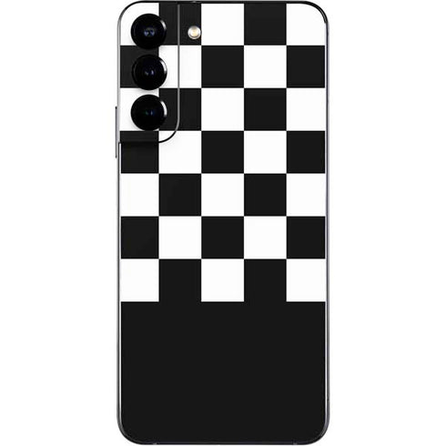 Checkerboard Split Galaxy S22 Plus Skin