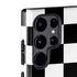 Checkerboard Split Galaxy S22 Ultra Pro Case