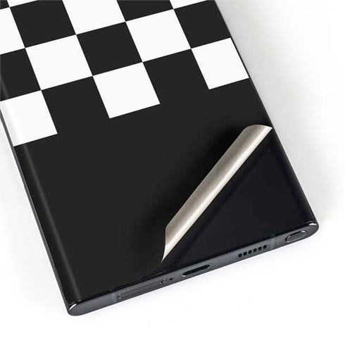 Checkerboard Split Galaxy S22 Ultra Skin