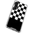 Checkerboard Split Galaxy S23 Clear Case