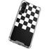 Checkerboard Split Galaxy S23 Plus Clear Case