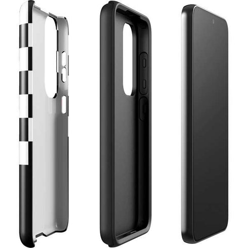 Checkerboard Split Galaxy S23 Plus Pro Case