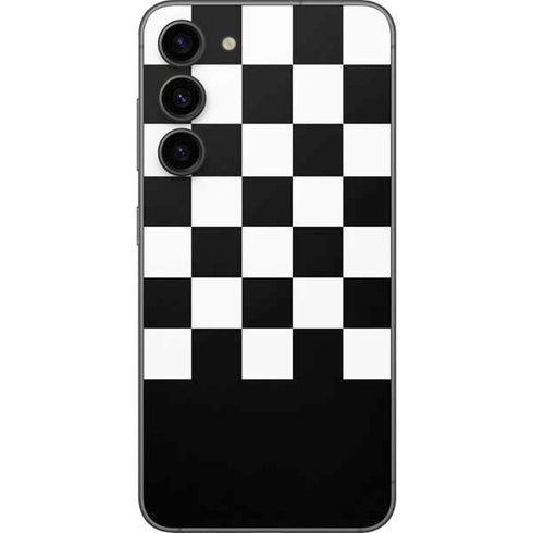 Checkerboard Split Galaxy S23 Plus Skin
