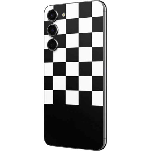 Checkerboard Split Galaxy S23 Plus Skin