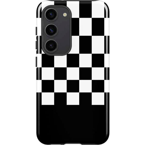 Checkerboard Split Galaxy S23 Pro Case
