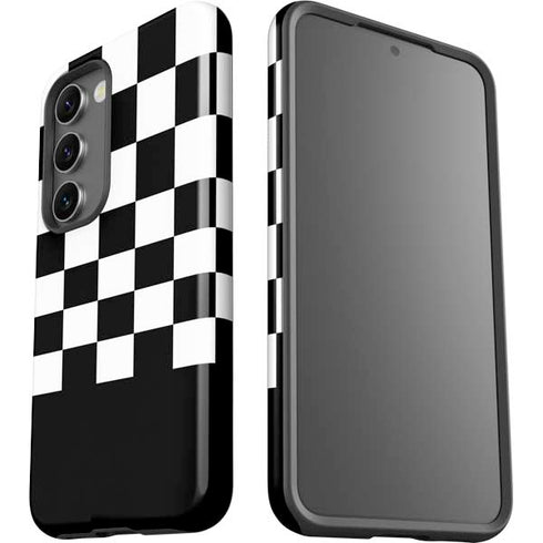 Checkerboard Split Galaxy S23 Pro Case