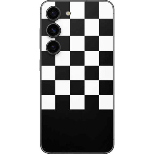 Checkerboard Split Galaxy S23 Skin