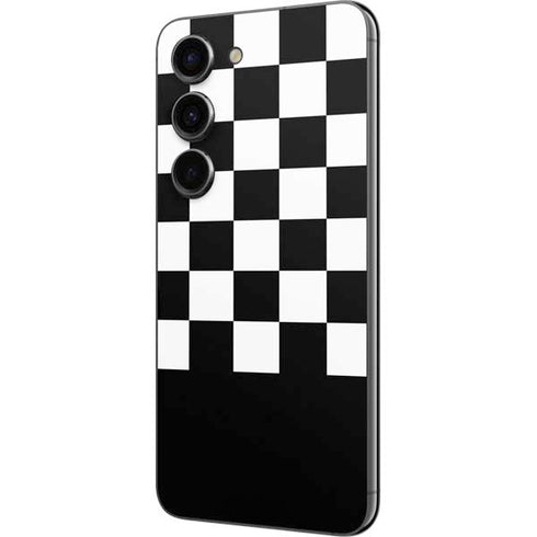 Checkerboard Split Galaxy S23 Skin