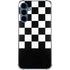 Checkerboard Split Galaxy S24 Clear Case