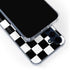 Checkerboard Split Galaxy S24 Clear Case