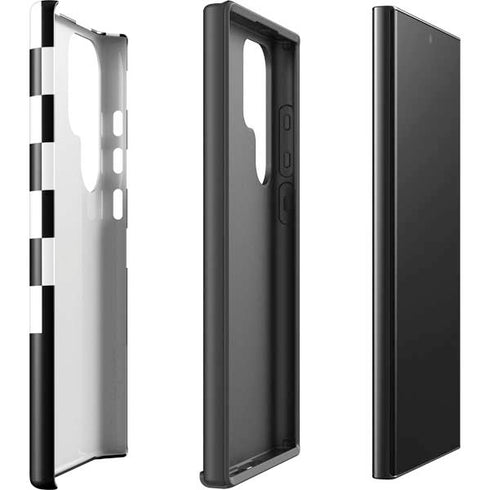 Checkerboard Split Galaxy S24 Ultra Impact Case