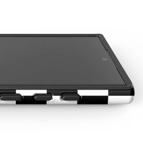 Checkerboard Split Galaxy S24 Ultra Impact Case