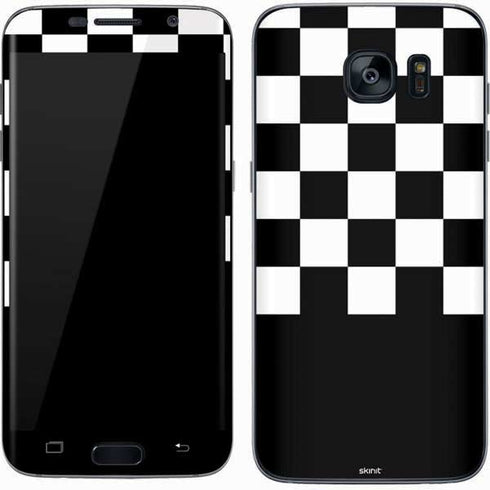 Checkerboard Split Galaxy S7 Skin