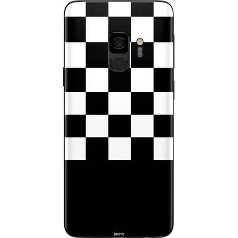 Checkerboard Split Galaxy S9 Skin