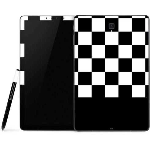Checkerboard Split Samsung Galaxy Tab Skin