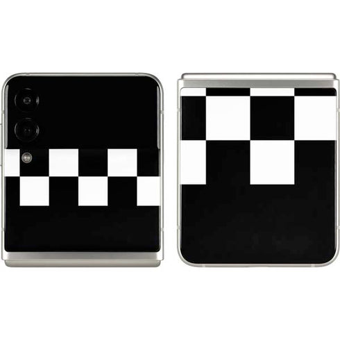 Checkerboard Split Galaxy Z Flip3 5G Skin
