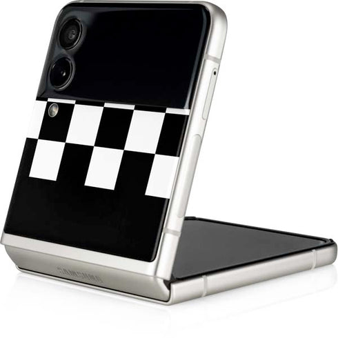 Checkerboard Split Galaxy Z Flip3 5G Skin