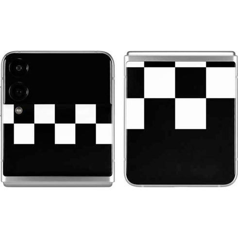 Checkerboard Split Galaxy Z Flip4 5G Skin