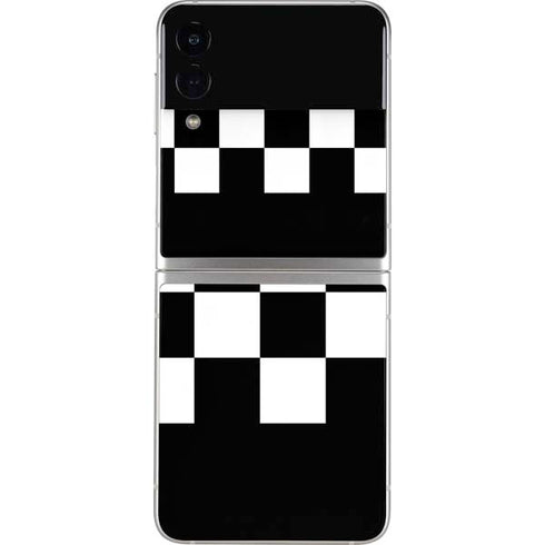 Checkerboard Split Galaxy Z Flip4 5G Skin