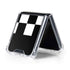 Checkerboard Split Galaxy Z Flip5 5G Clear Case