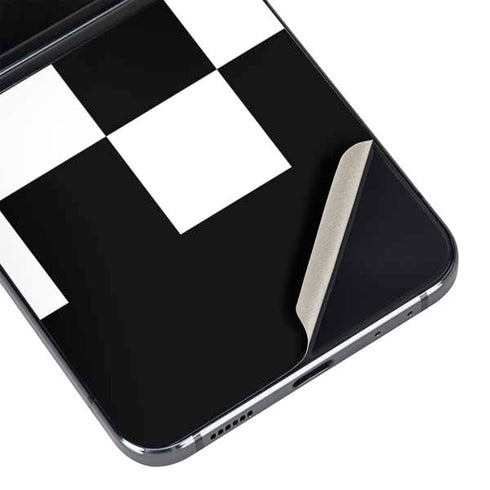 Checkerboard Split Galaxy Z Flip5 5G Skin