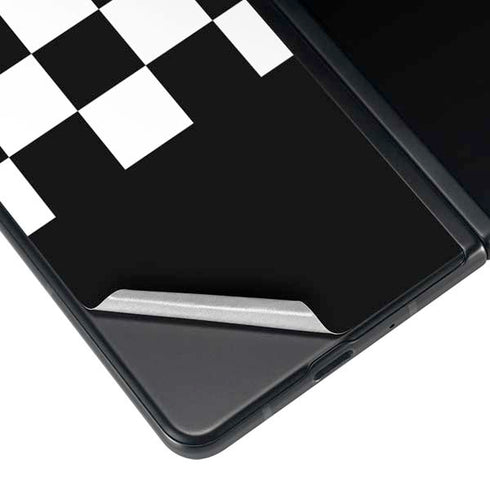 Checkerboard Split Galaxy Z Fold4 5G Skin