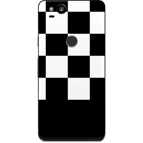 Checkerboard Split Google Pixel 2 Skin