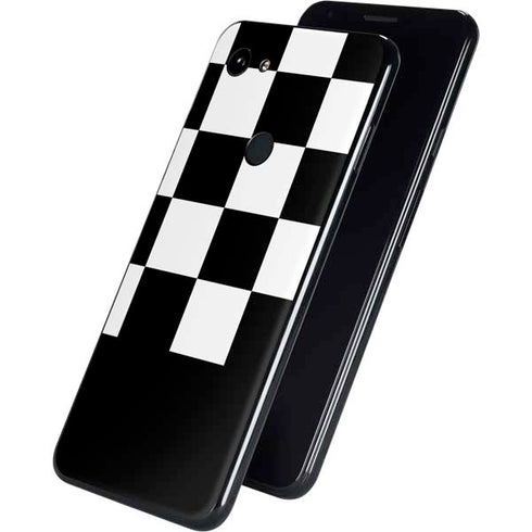 Checkerboard Split Google Pixel 3a Skin
