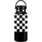 Checkerboard Split Hydro Flask 32oz Wide Mouth Skin